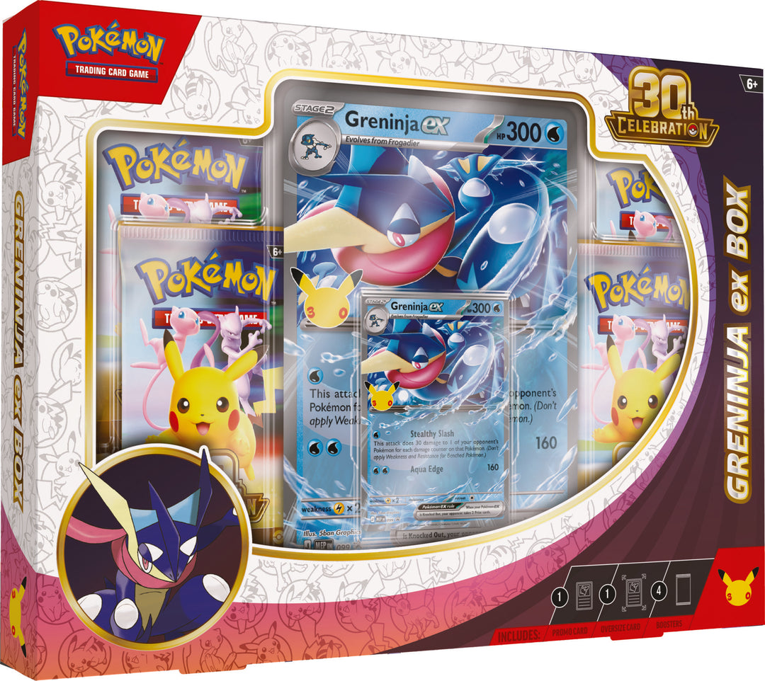 SOLD OUT! Pokémon - 30th Celebration - Greninja-Ex Box (2) ENG